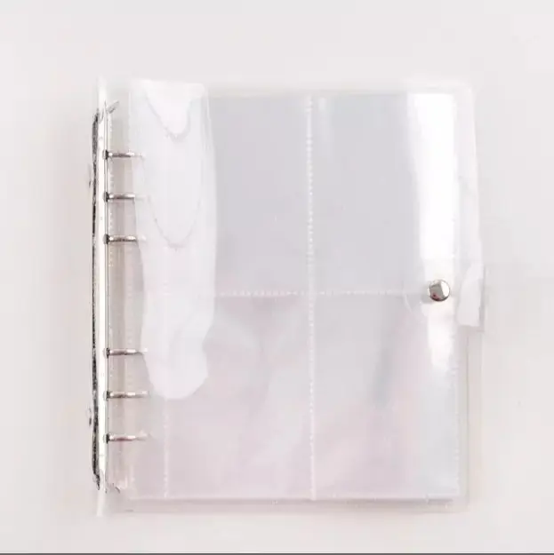 Custom PVC Transparent Wedding Home Loose-leaf Binders Spiral Binding Book Photo Album
