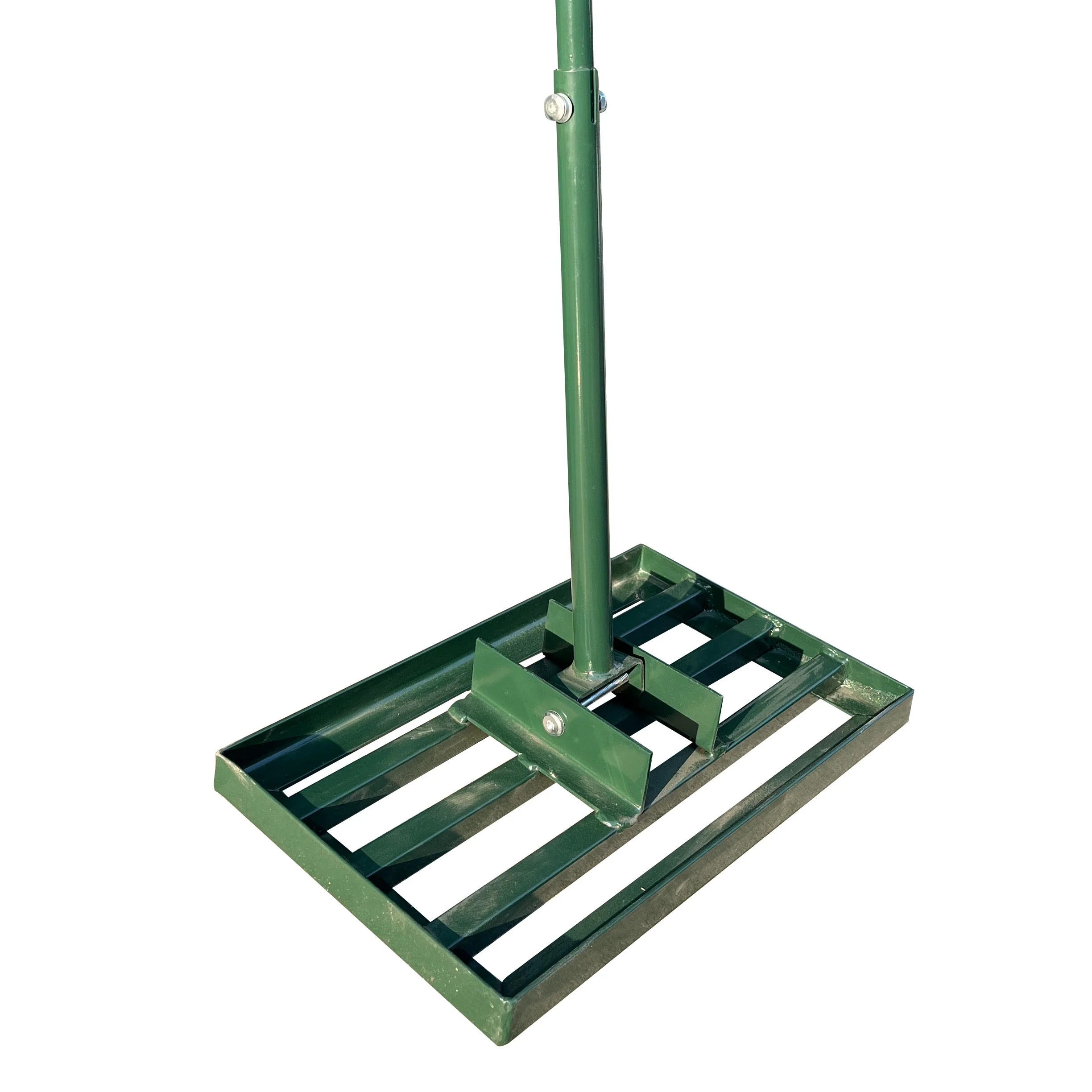 Manual Lawn Leveler with Adjustable Handle Garden Soil Leveling Tool for Grass Golf Field Level or Dirt Ground