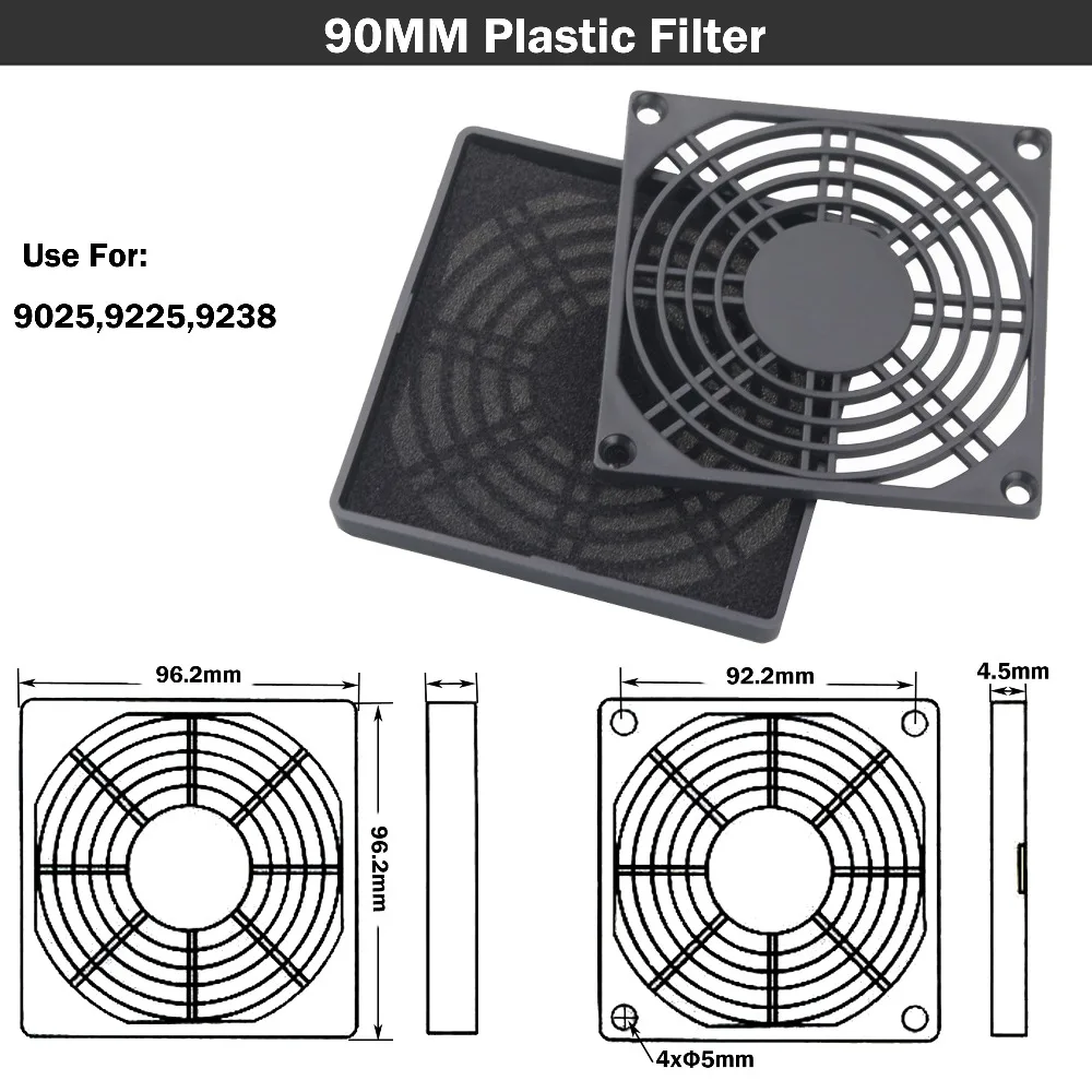 3 в 1 пылезащитный чехол для вентилятора компьютера 40/60/80/120 мм