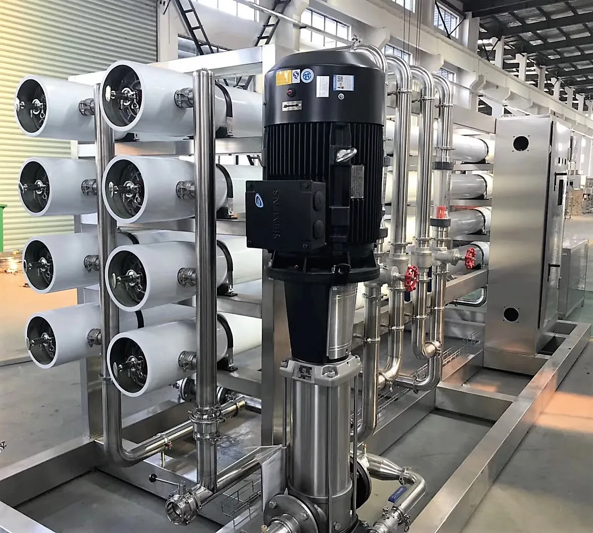 CE 1-50 T/H complete automatic water reverse osmosis water purification uv