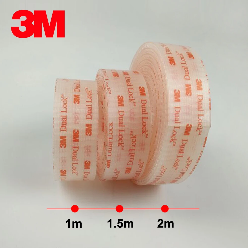Hot sale high sticky clear reclosable fastener self adhesive 3M dual lock fastener tape SJ3560, type 250