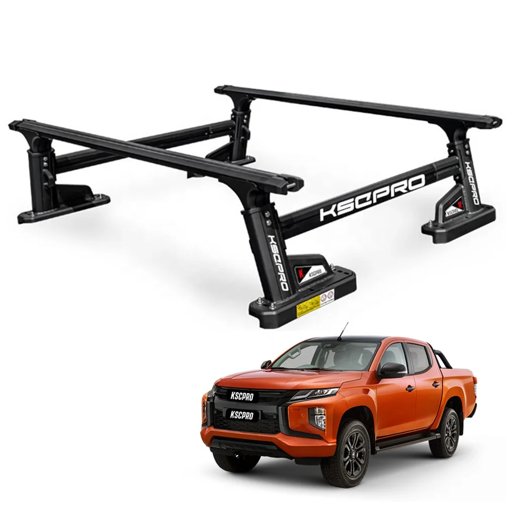 Kscpro Heavy Duty Ute Bed Rack Adjustable Pickup Truck Bed Ladder Rack For Mitsubishi Mr Triton L200 2022