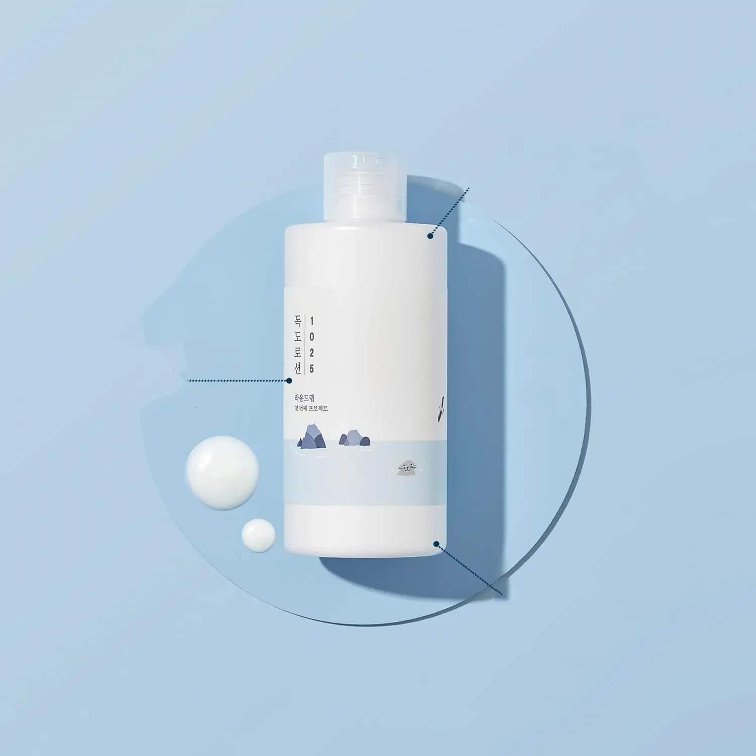 ROUND 1025 Dokdo Lotion LAB  Long lasting hydration face lotion skin care high-quality vegan product 200ml