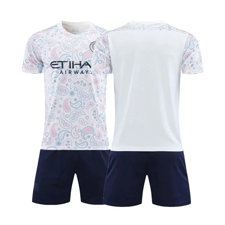 
Custom Real Cheaper football kits full set soccer kit camisas de time tailandesa atacado original soccer shirt football jearsy 