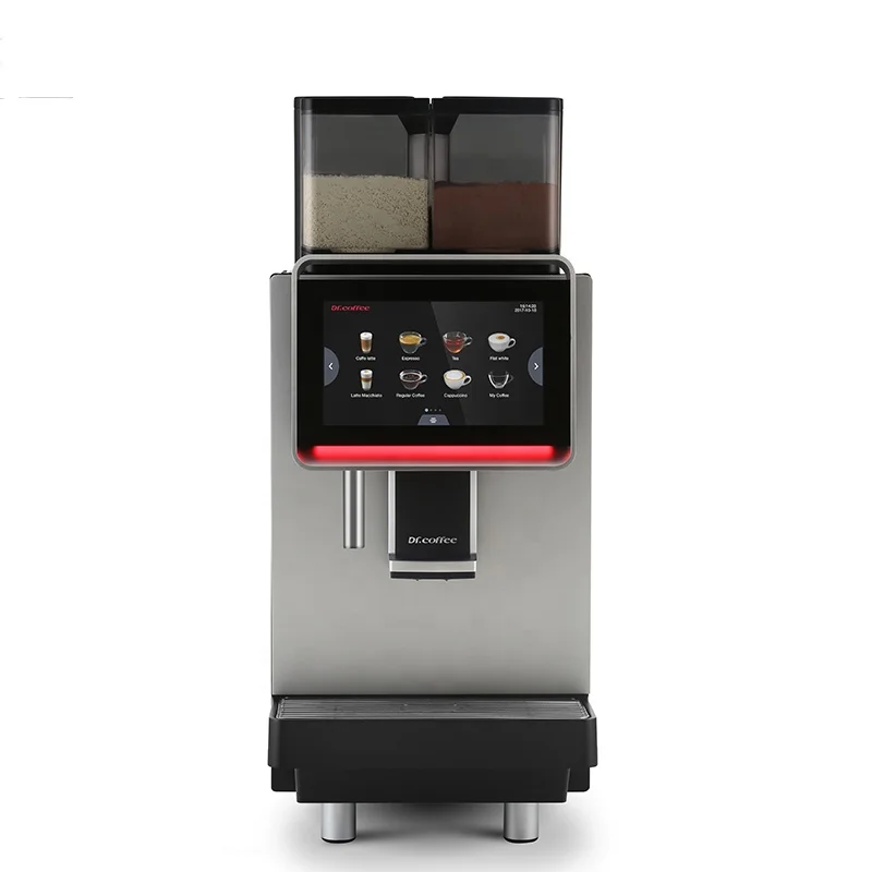 Dr. Coffee F2 Super automatic commercial bean to cup espresso coffee machine