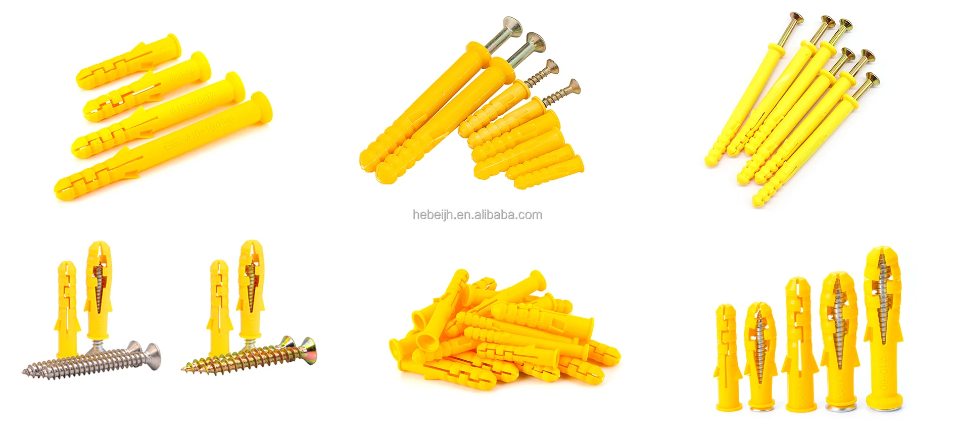 Convenient service in Super September Plastic Expansion Anchor Screw Plastic Expansion Plug