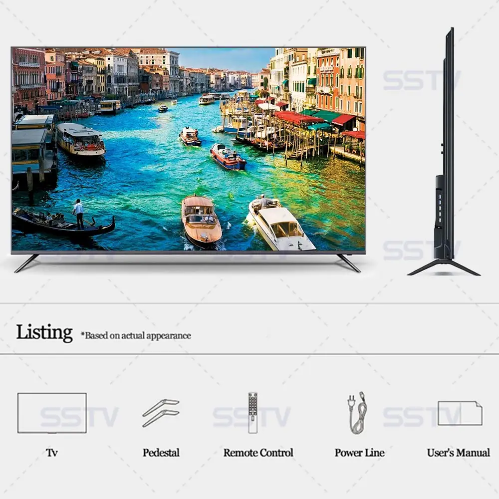 Borderless Tv 43inch Full Screen Display Ultra HD LED Tv 43 50 Inch 4K Smart Tv