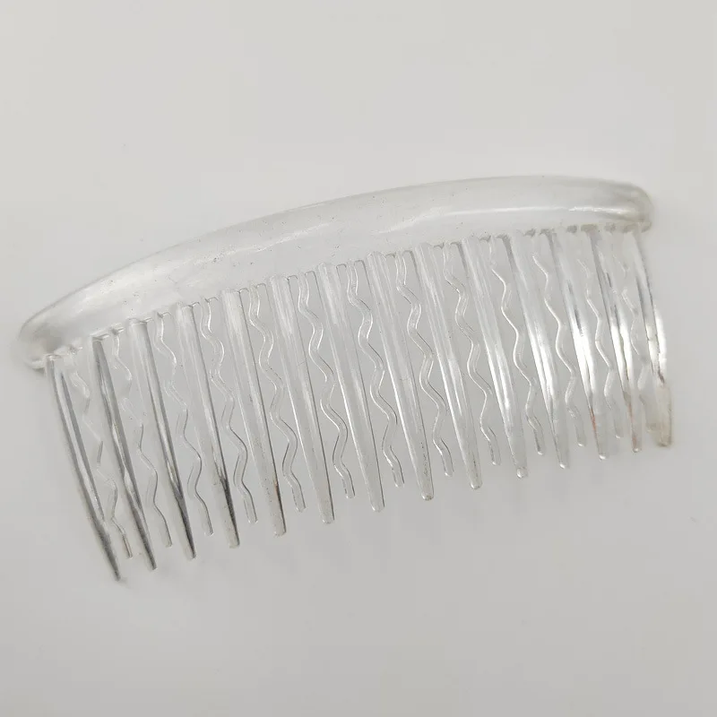 5cm*12cm 27teeth Waved Teeth Plastic Combs Accessories Plain Side Hair Comb Hairpins for Handmade Women Hair Accessories