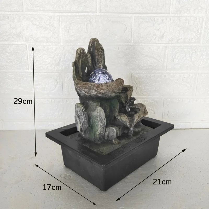 
Hot design Resin Crafts Tabletop indoor water fountain on sale 