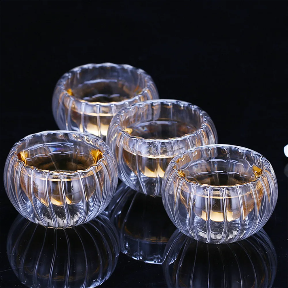 
China Factory Custom Double Wall Coffee Glassware 