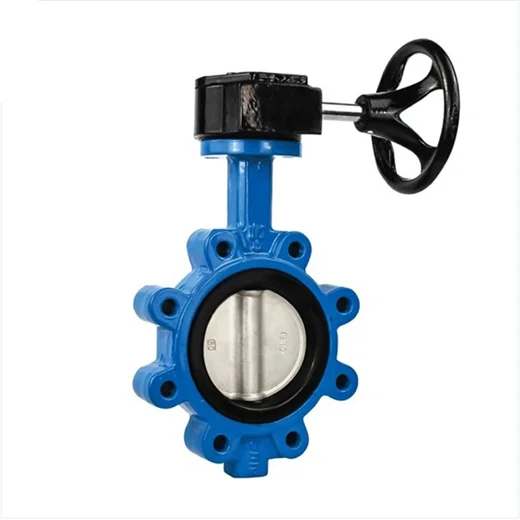 Cast Iron or Steel Body Material Flange BWd Wafer Type Butterfly Valve