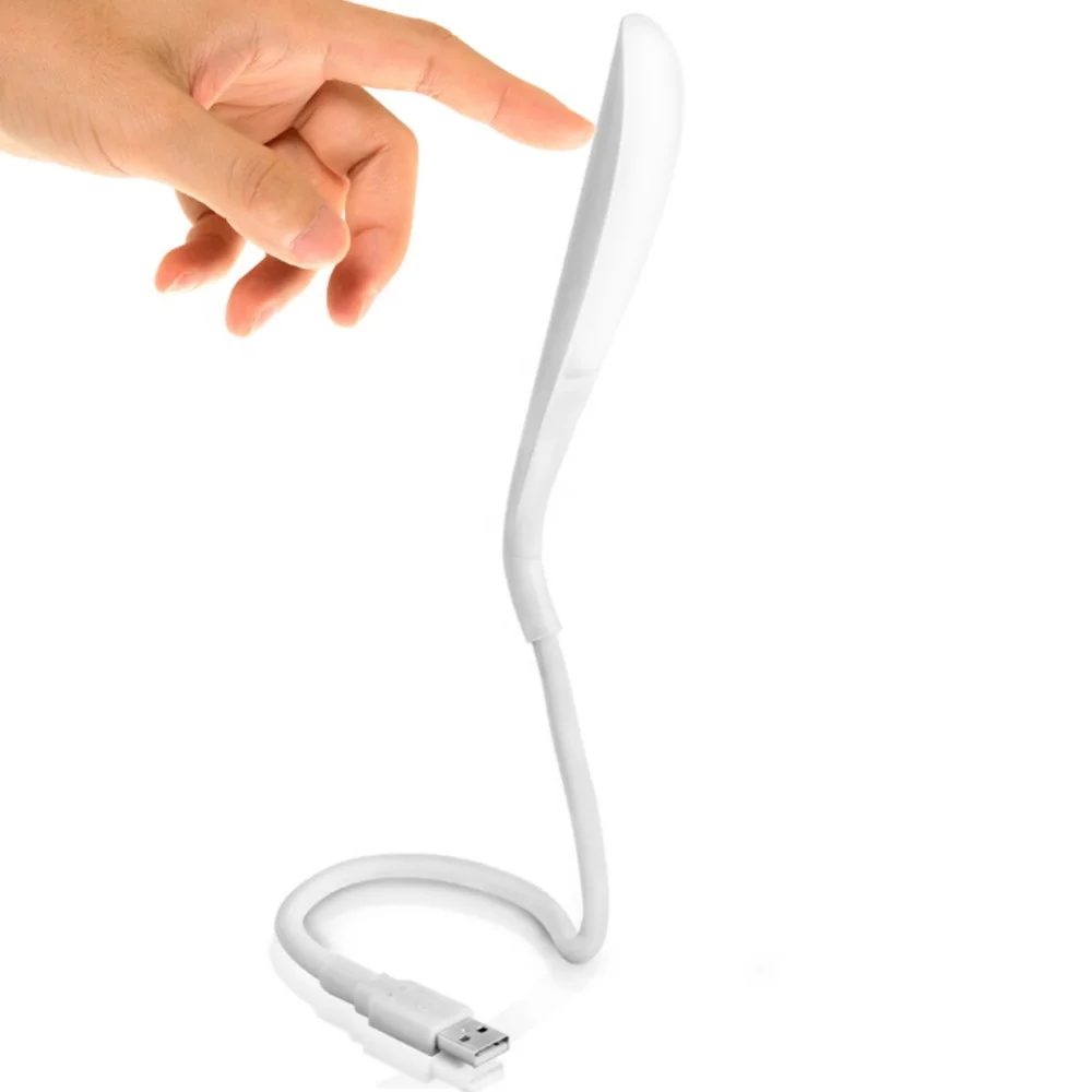 Приглушаемая Гибкая светодиодная USB-лампа для чтения с сенсорным управлением регулируемая настольная лампа креплением ноутбука спальни кабинета освещение