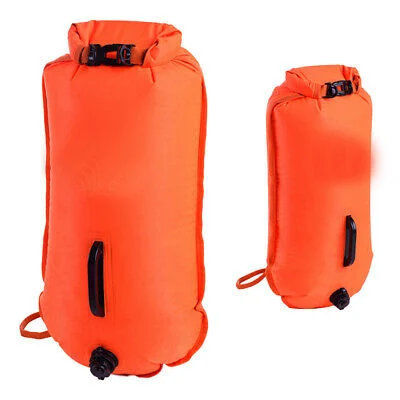 Safety Swimmer Dry Bag and Buoy for Open Water Swimming and Triathlon Tow float Swimming buoy