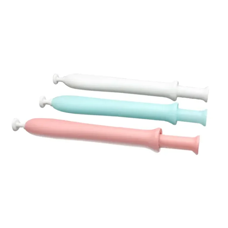 Disposable Female 3-5g Sterile Gel Drug Dispenser Plastic Vaginal Applicator
