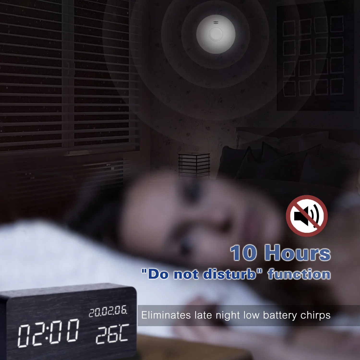 
Manufacture VDS Q Label loud 85dB EN14604 Intertek Professional Wireless Smoke Alarm 