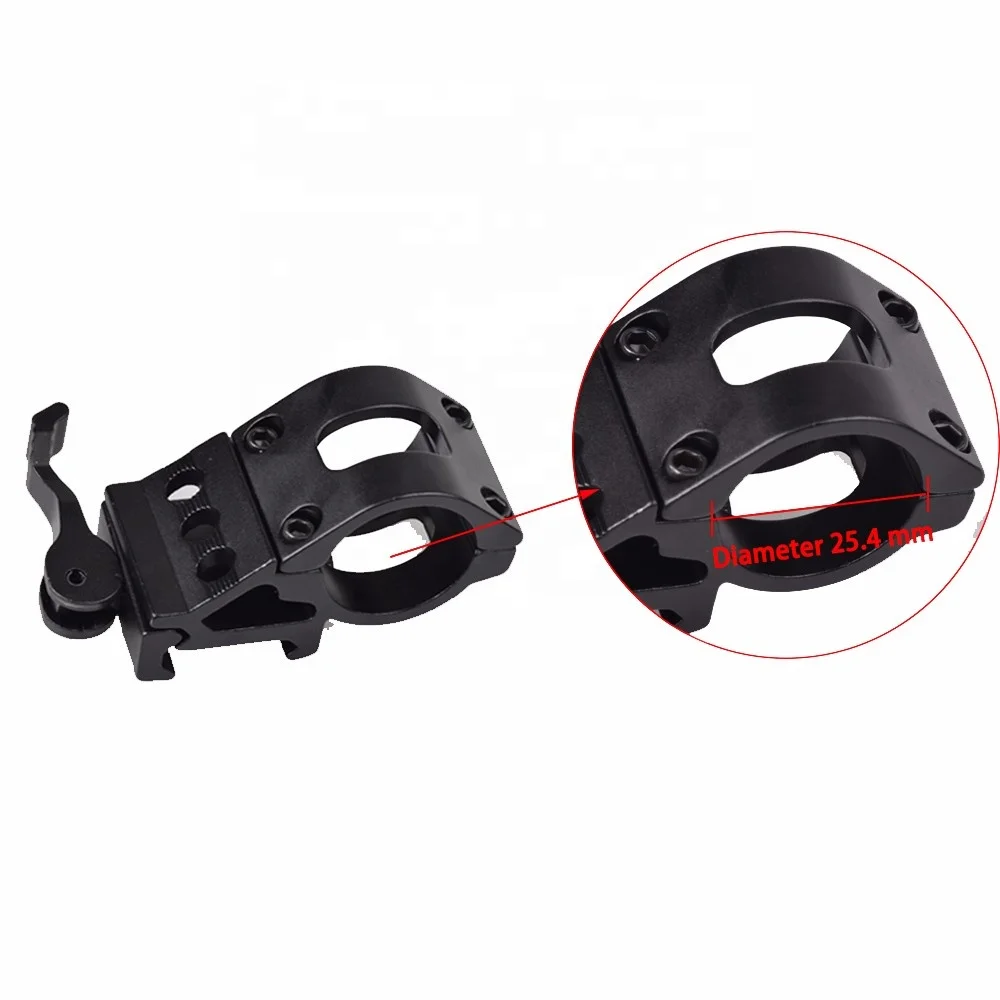 25mm Scope Mounts Flashlight Torch Mounts For 20mm