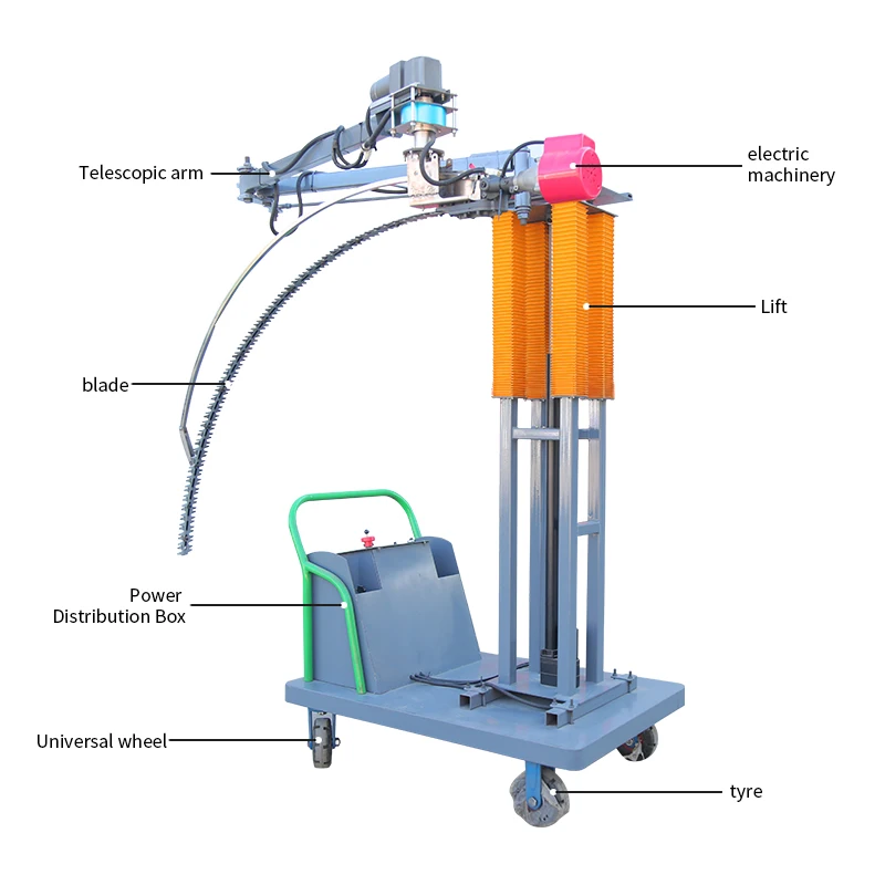 2024 new DZR Automatic Hedge Trimmer Robot Electric Mini Road Portable Gasoline Hedge Trimmer Efficient High Quality