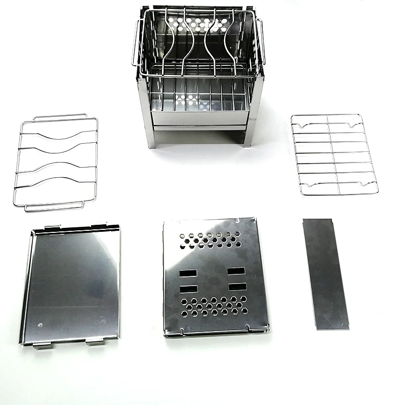 Складная уличная горелка на стружках из ракетного дерева нагревательная палатка для кемпинга кулинарные печи бойлер