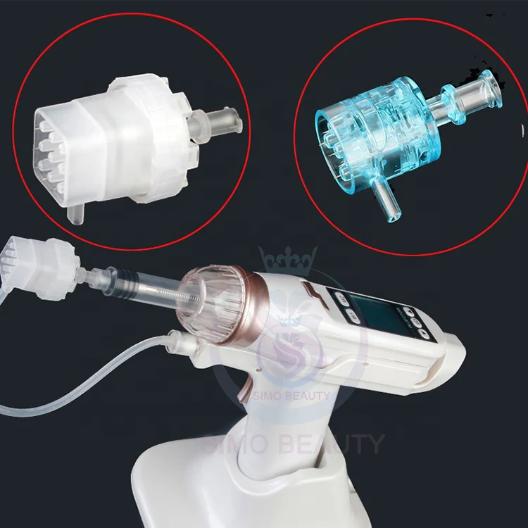 EZ Meso Gun 5 Pin Disposable Meso Needle for Hyaluronic Acid Injection Targeting Face Head Anti-Aging & Weight Loss US Plug