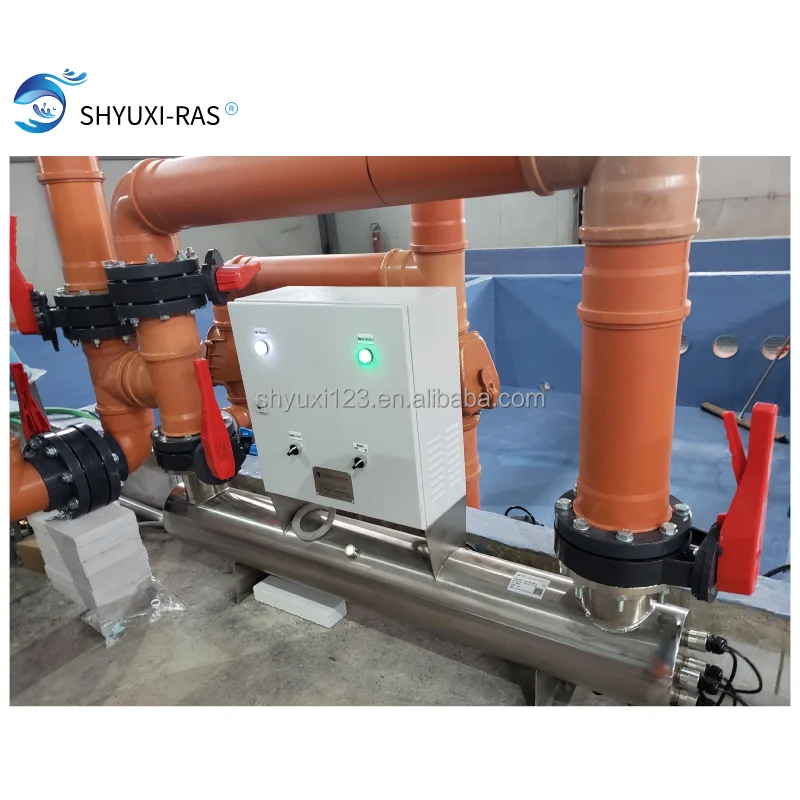 500 Square Meters Factory Circulating Water Aquatic Breeding System for RAS equipment