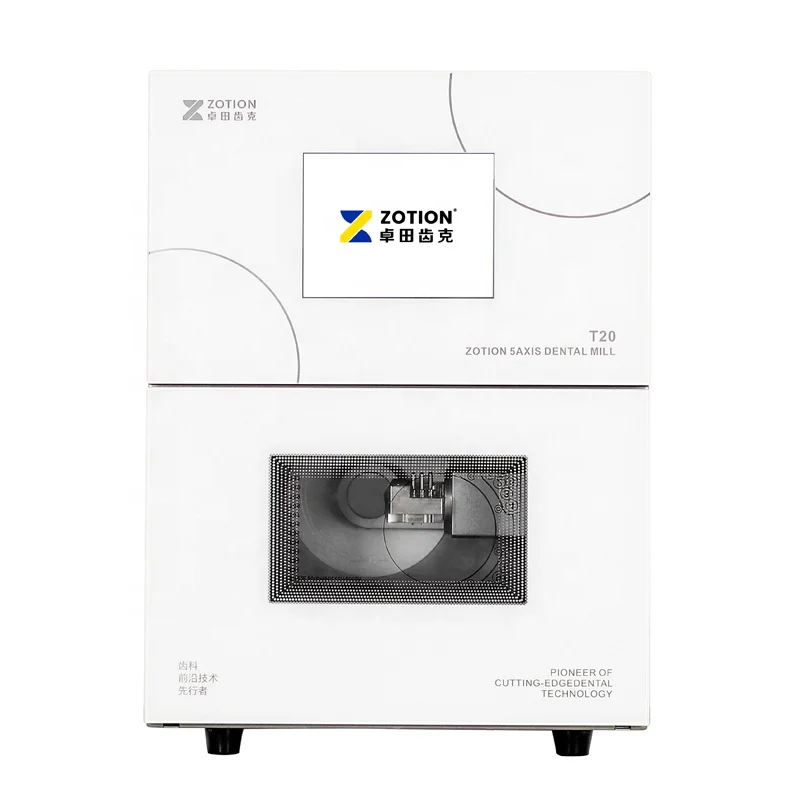 ZOTION New model Dental chairside  T20D Dry 5 axis milling machine