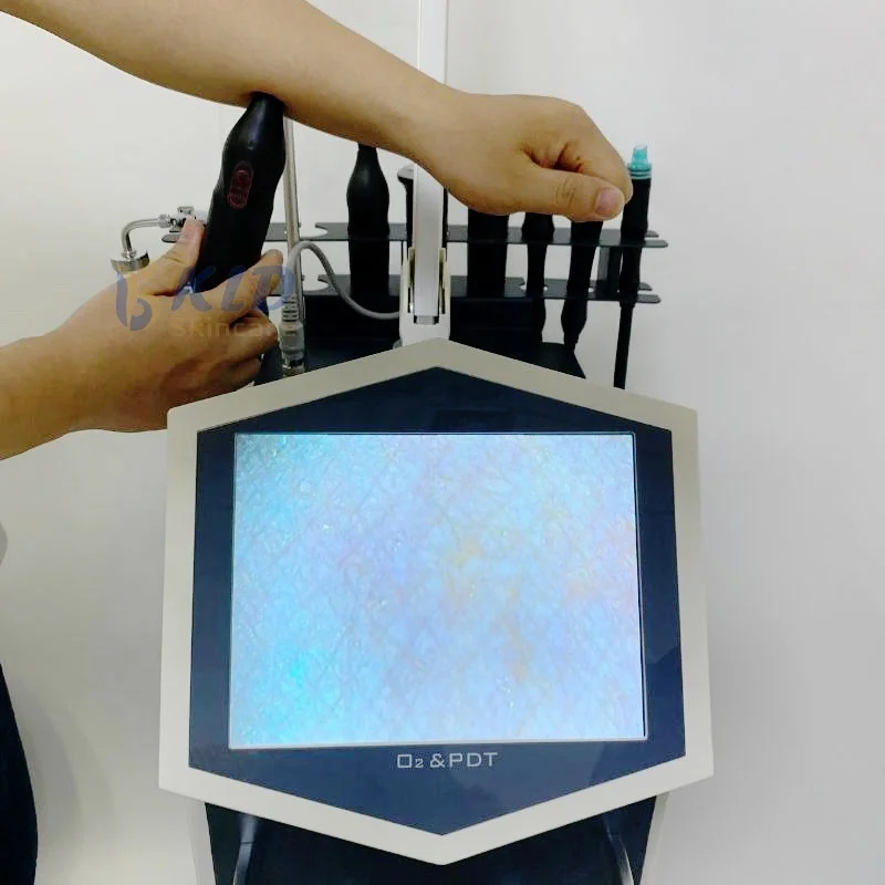 2022 Almighty Almight Jet facial Peel hydrodermabrasion Skin Analyzer Deep Cleaning Acne Treatment LED PDT