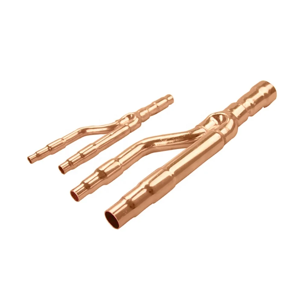 DAIKIN VRV System Air Conditioner Parts Copper Pipe Fittings Y Branch Joint Copper Pipe