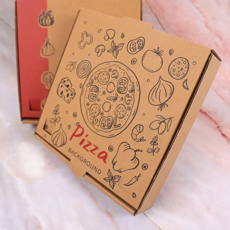 Brand New Burger Box Packaging Caja De Carton Para Corrugated Pizza Liner