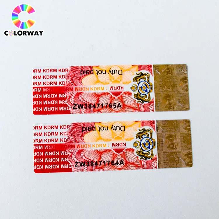 
Наклейка для билета с голограммой, на заказ, с Раздвоенной линией, наклейка для билета 