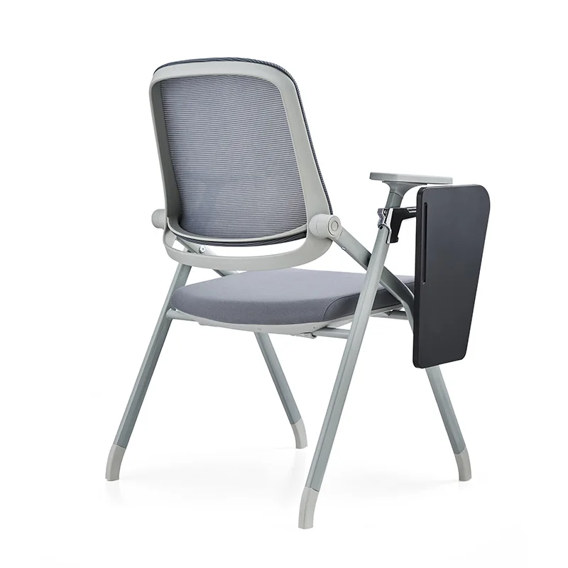 Task Office Chair School Classroom Student Chair Office Foldable Training Room Chair With Writing Pad