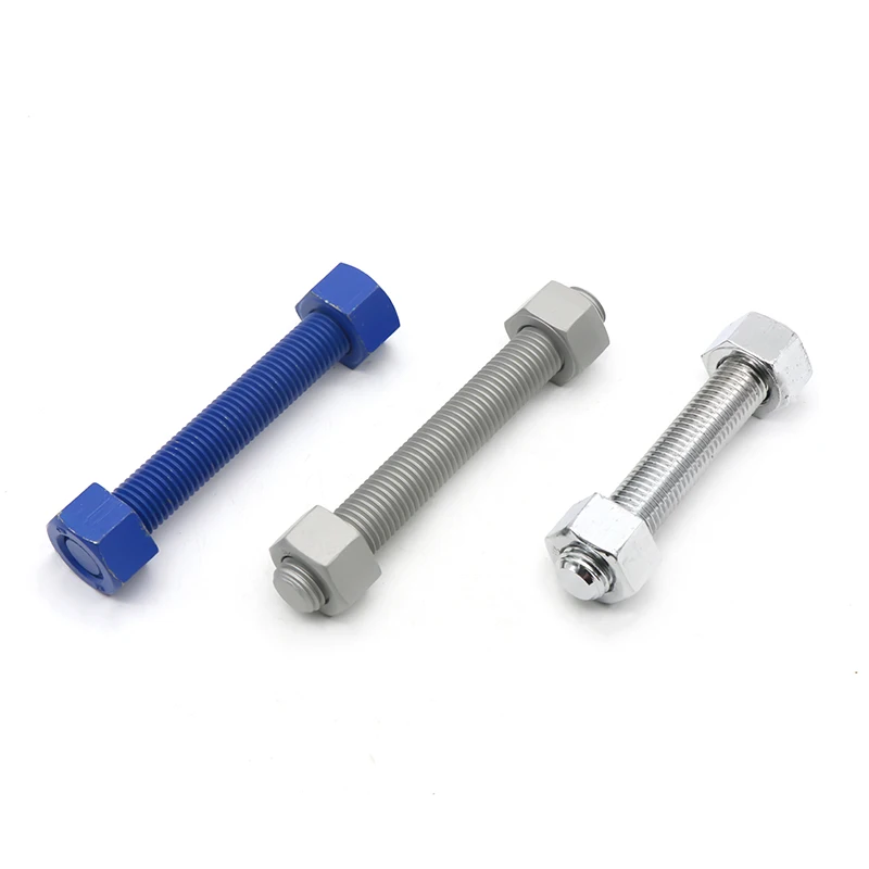 High Standard Zinc Coated Carbon Steel Threaded Rod Din 975 Din 976 with Galvanized/Black Finish