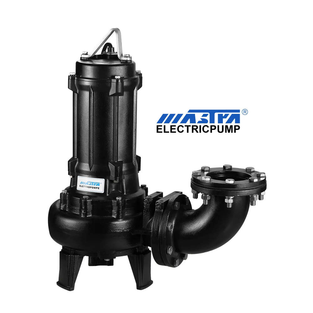 MASTRA 380V big flow cast iron dirty water sewage cutter water pumps submersible centrifugal sewage pump