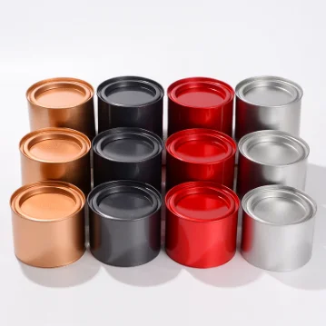 Custom Printed Luxury Food Grade Coffee Bean Tin Box Airtight Coffee Tea Tins Canister Degassing Valve Seal Round Coffee Can Tin