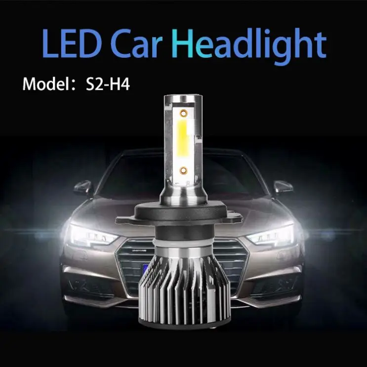 New Arrival With Lens High Low Beam Y6 Canbus 24V 12v Auto H4 Car Led Headlight for Truck