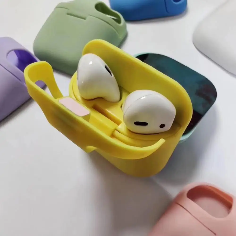 Pasteable Magnetic Adsorption Earpod Case Cover Protect Earphones Wireless Earpods for Airpod 1/2