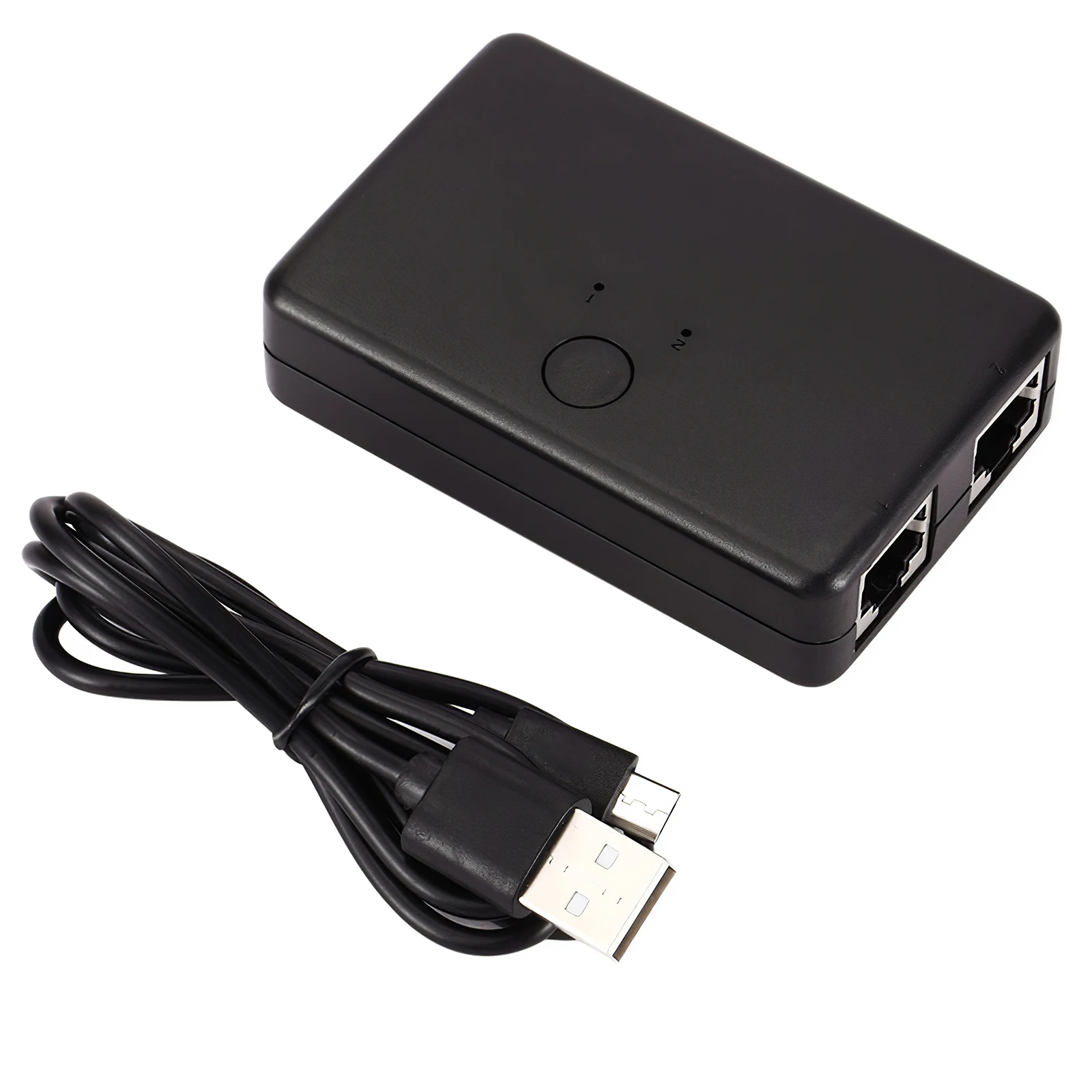 Сетевой переключатель, портативный сетевой переключатель с 2 портами, концентратор, Интернет-конвертер, адаптер для компьютера, офиса, компании