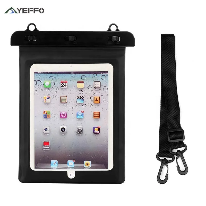Yuanfeng Universal Large Waterproof Phone Pouch Carrying Bag Tablet Water Proof  Cases for iPad Mini Galaxy Tab