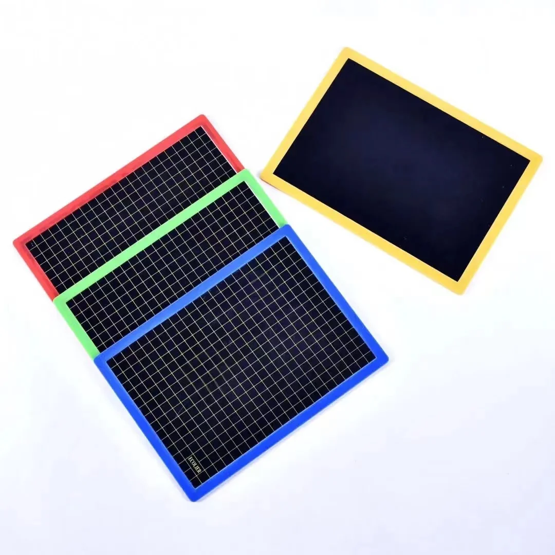 A B C D  Mini Chalkboard Blackboard Africa school student  MDF Plastic Ardoise Small Blackboard Chalkboard Slate For Kids
