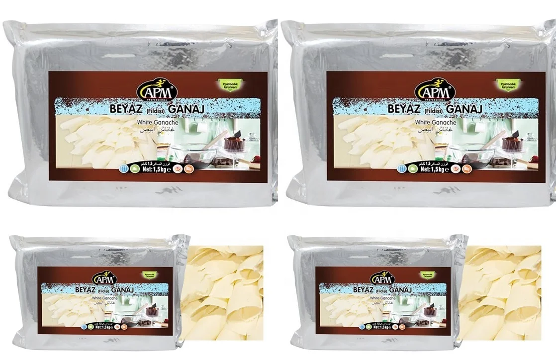 APM White Ganache Chocolate For Confectionery, Pastry Sectors And Industries