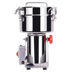 Electric Chinese Medicine Herbal Turmeric Pulverizer Spice Grinder Food Powder Mill Machine Safety Model