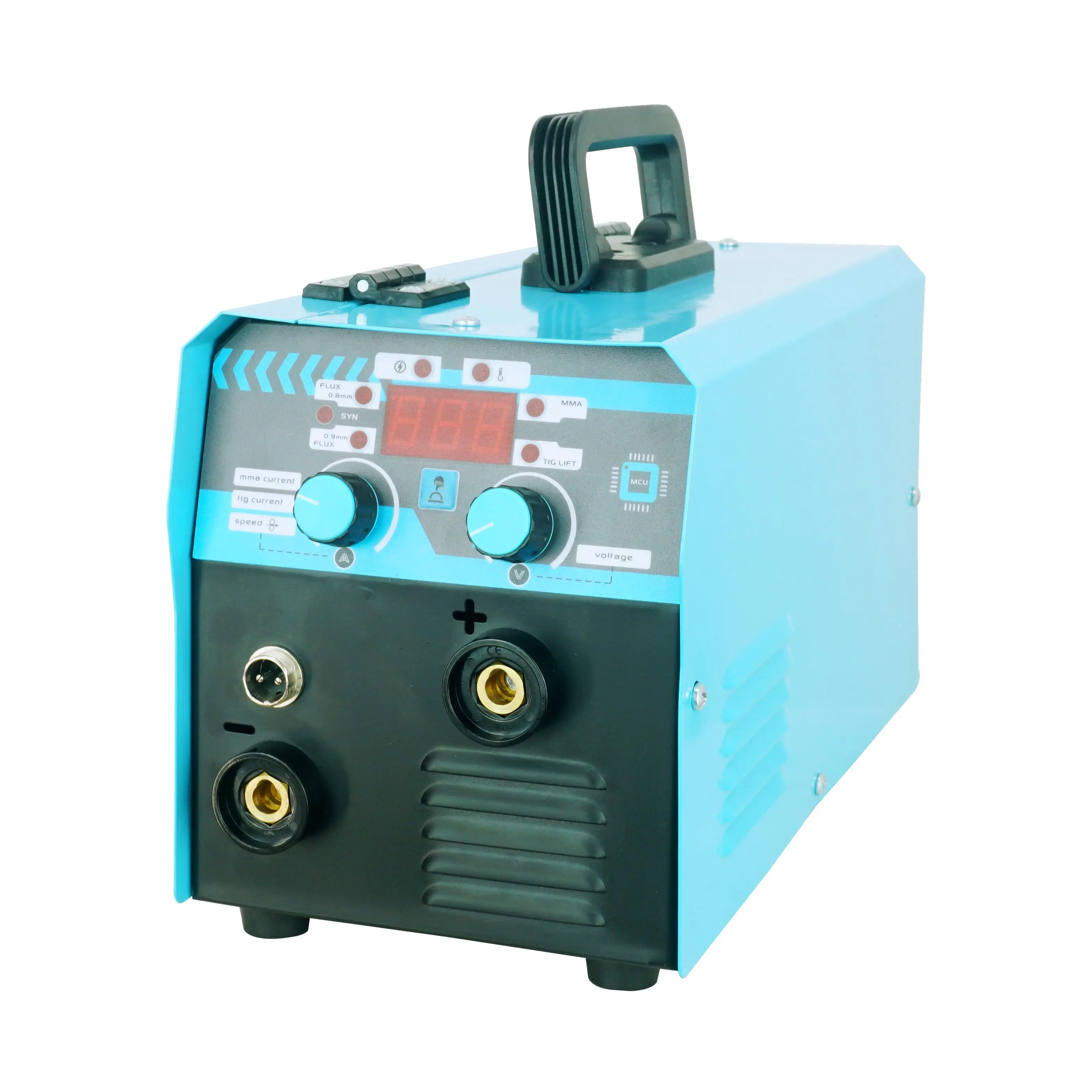 MIG Welding Machine 220V 250ME Mini Semi-automatic welding machine without Gas Flux Core Wire Inverter 1KG Capacity MIG Welder