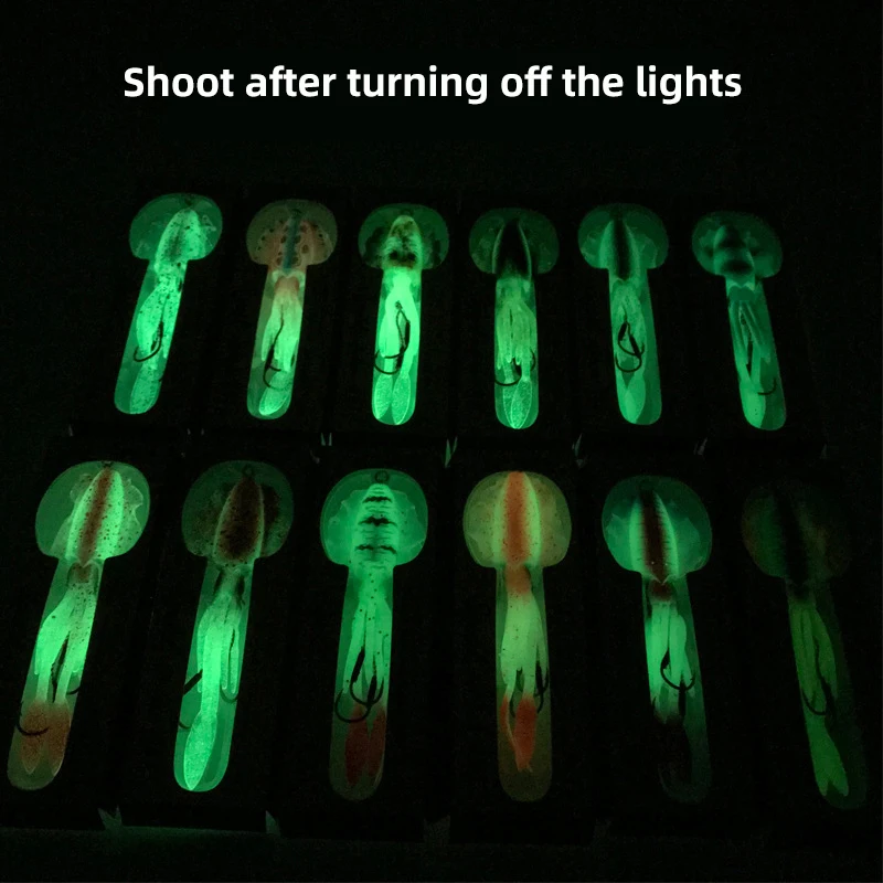 Deep sea squid bait 60g biomimetic hairtail iron plate hook sea fishing lure SQUID LURE octopus