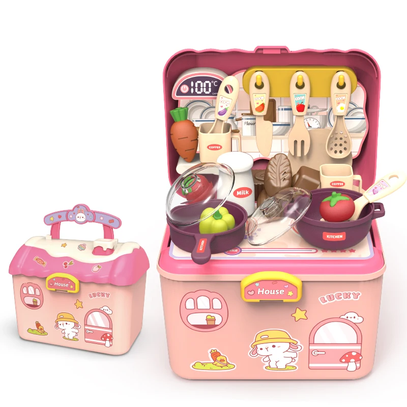 BGL Kitchen Child Pretend Play Preschool Kitchen Toys Cooking Game Set Toys For Kids