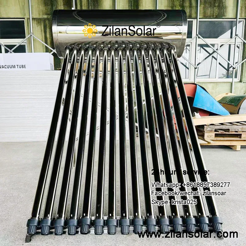 Inox pressurized solar thermal water heater