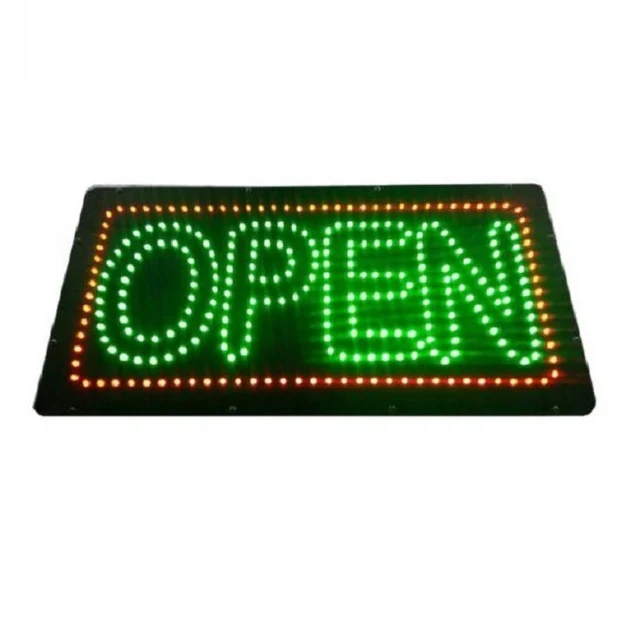60X30cm acrylic running restaurant open led sign