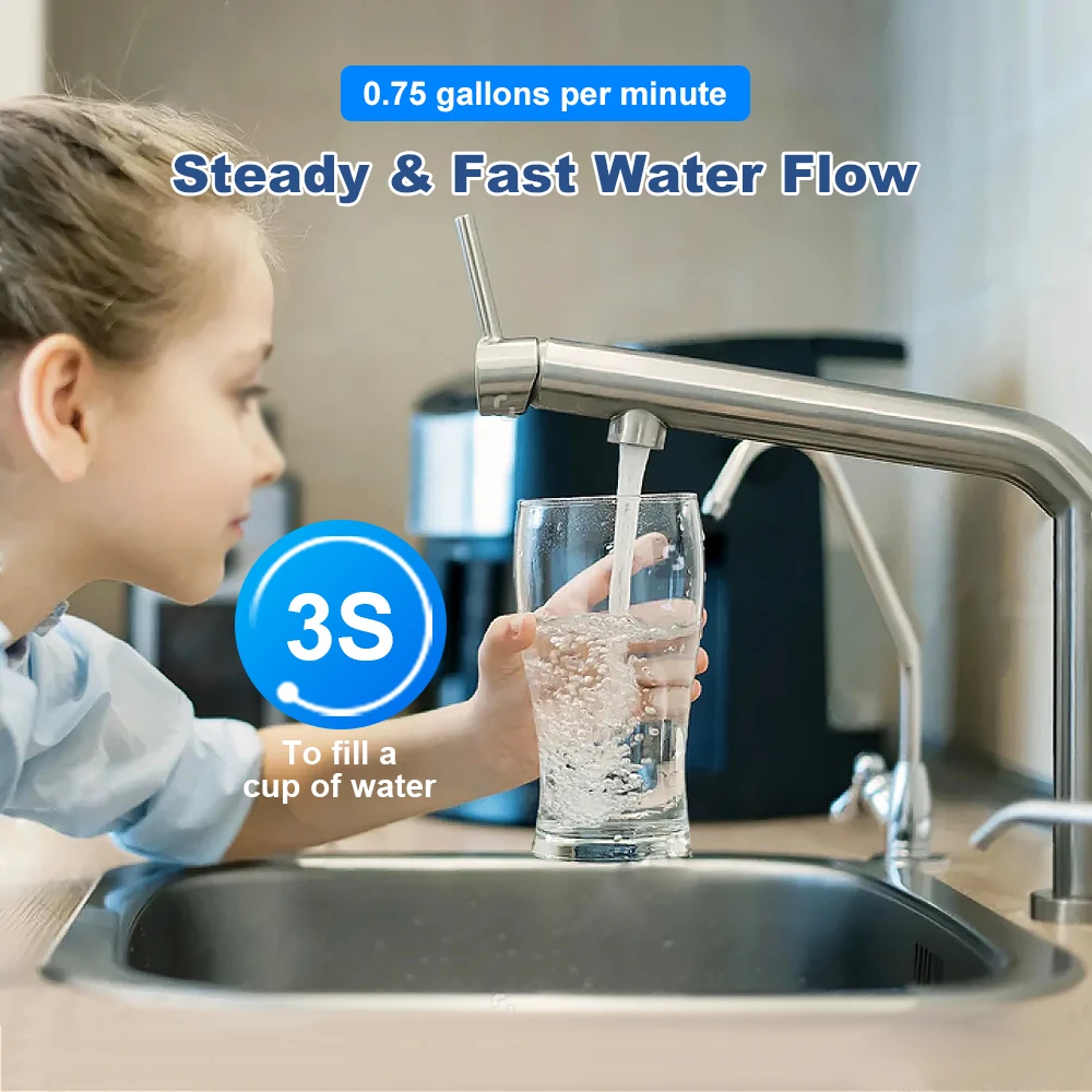 Q5-11 inch sink water filter under water purifier intercepts Escherichia coli in water