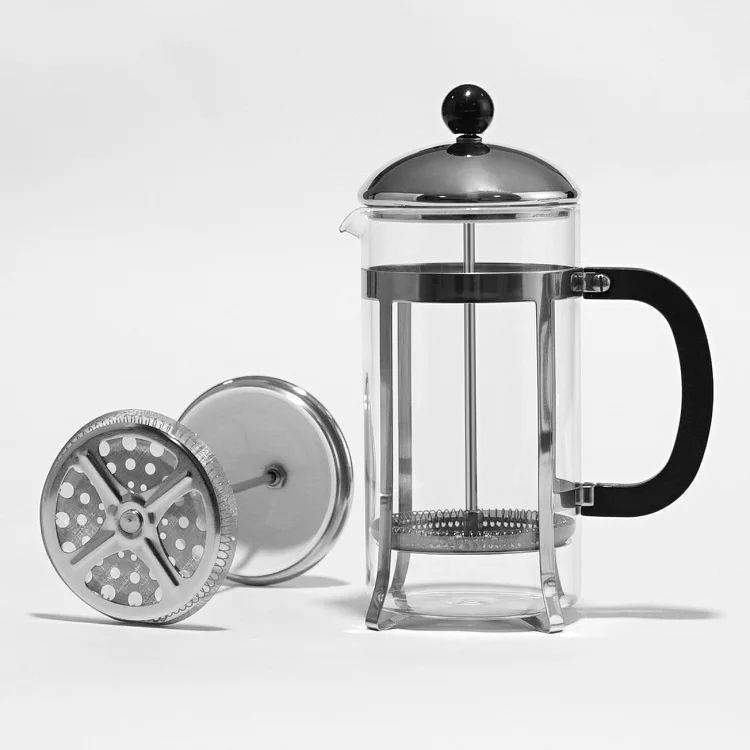 hot sale durable Pyrex glass french press coffee maker for