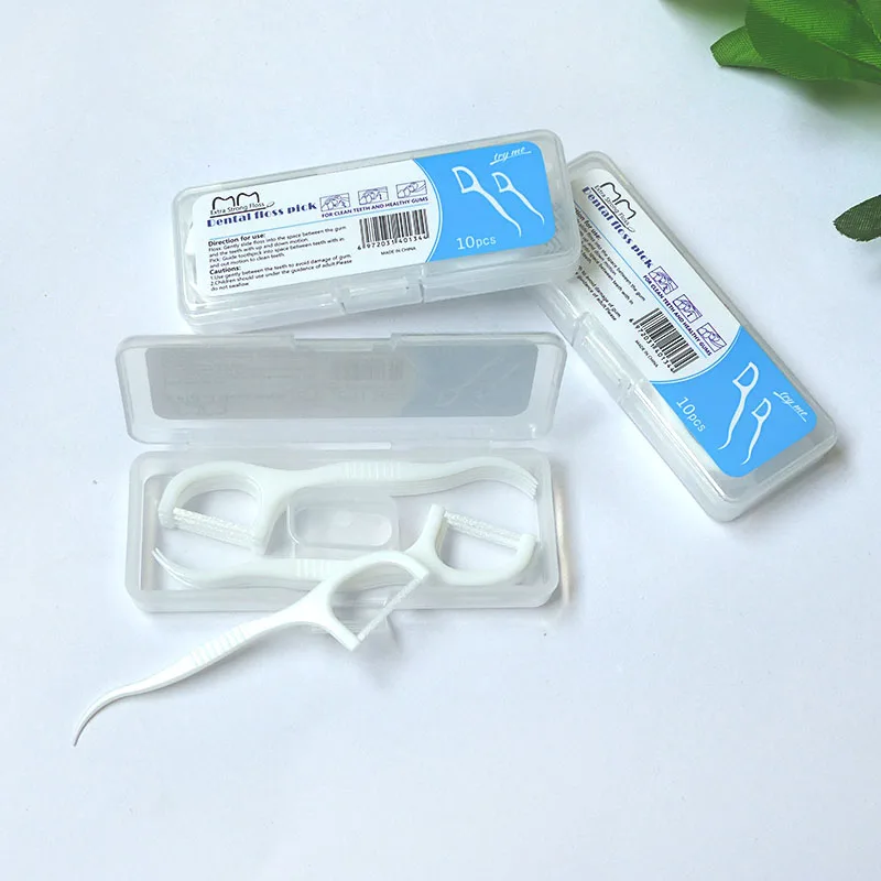 Credit Card Toothpick Tool Flossing Portable Flavoured dental floss Pick Travel Floss Dental In Women