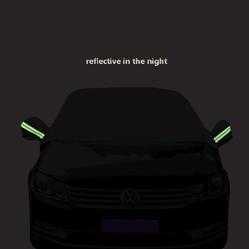 Large Saloon Car Top Cover Roof windscreen Windows Sunblock Half Car Cover