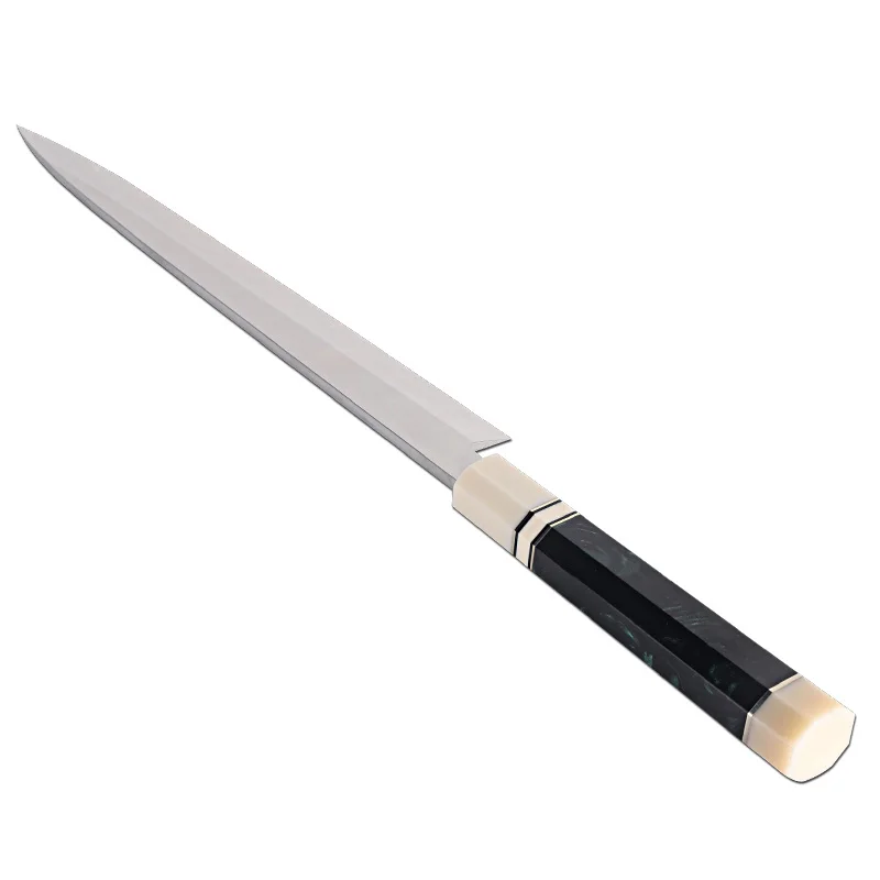 Japanese style Kitchen Cuchillos Traditional Japanese long Knife Salmon sashimi Damascus Sushi knife
